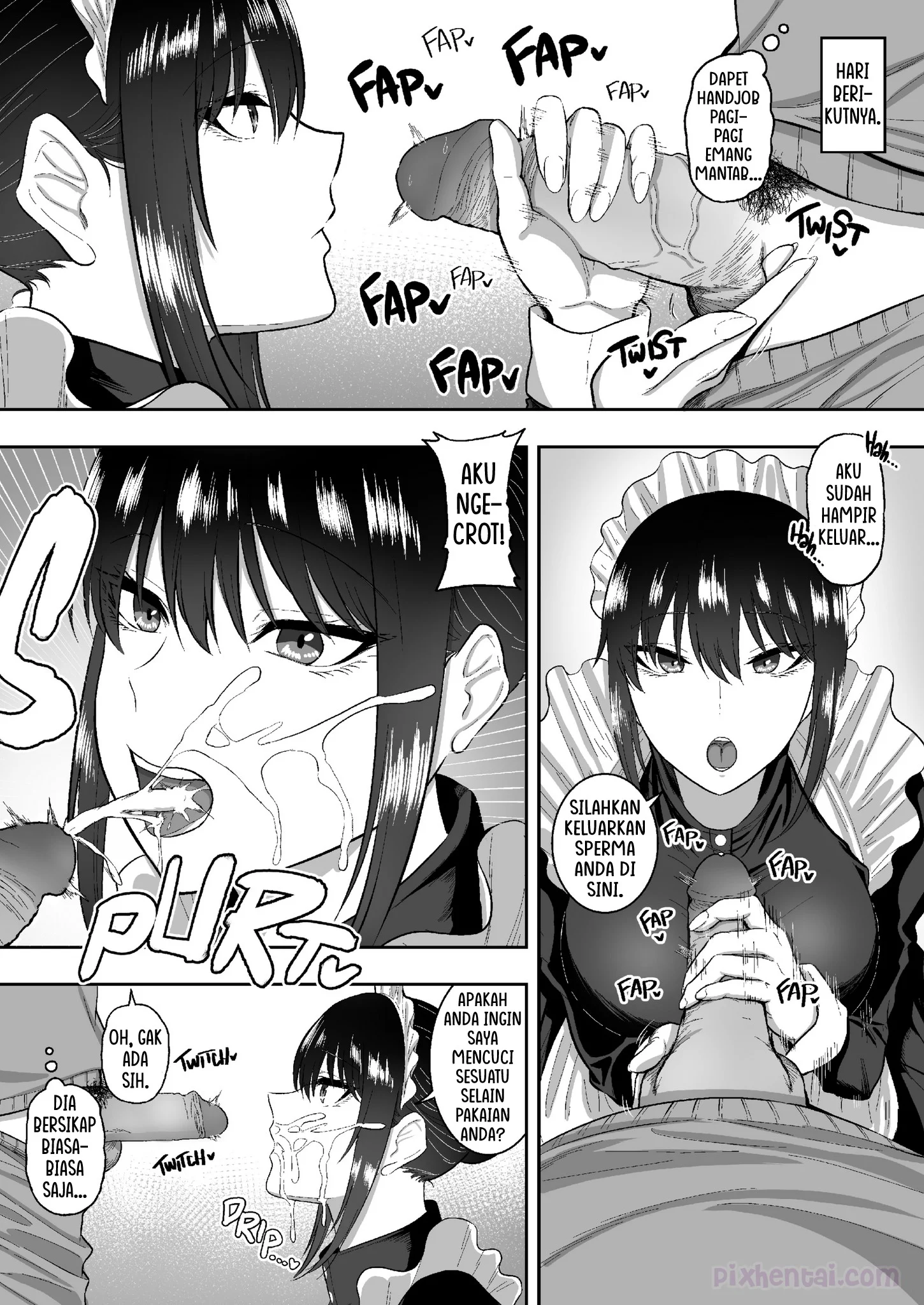 Komik hentai xxx manga sex bokep Maid no Shirasaki-san ni Gohoushi Shite Morau Hanashi 26